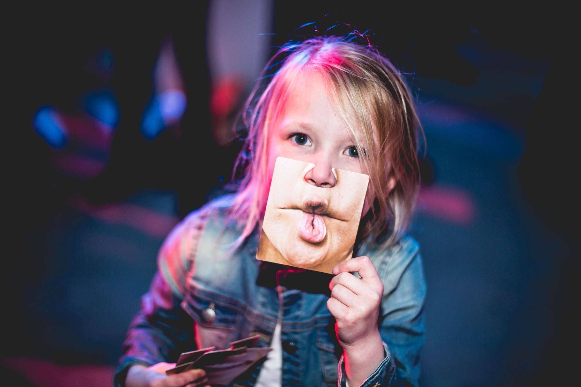 Cheerful girls with funny poses at schoolyard Stock Photo by ©realinemedia  75253989