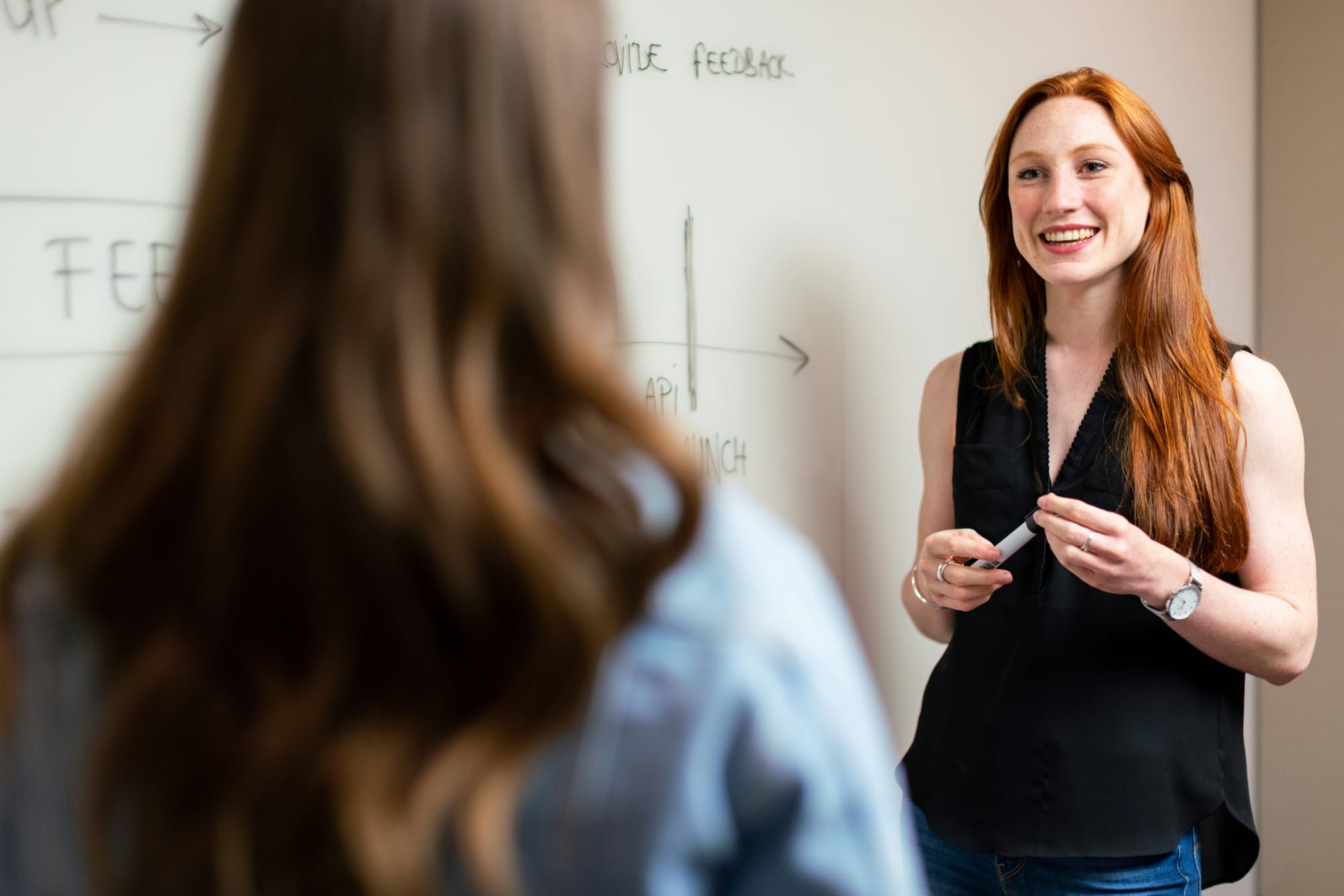 woman showcasing stages of Content Production Process