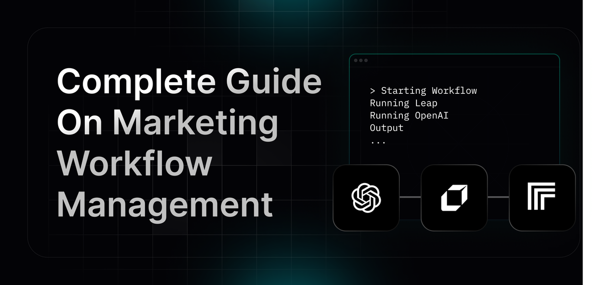 a guide on marketing workflow management