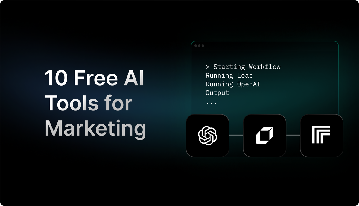 10 Most Valuable Free AI Tools for Marketing