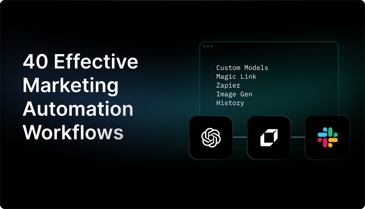 40 Most Effective Marketing Automation Workflows