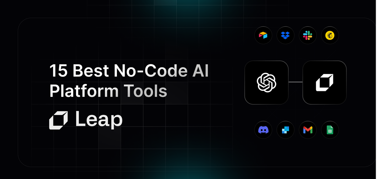 A Guide on 15 Best No-Code AI Platform Tools