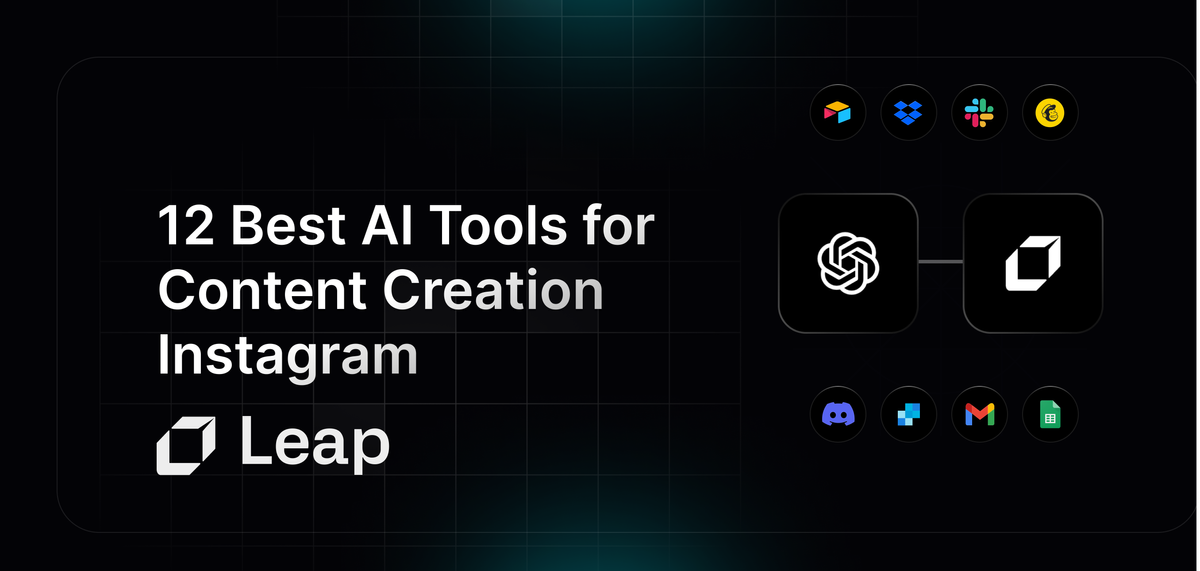 12 Best AI Tools for Content Creation for Instagram