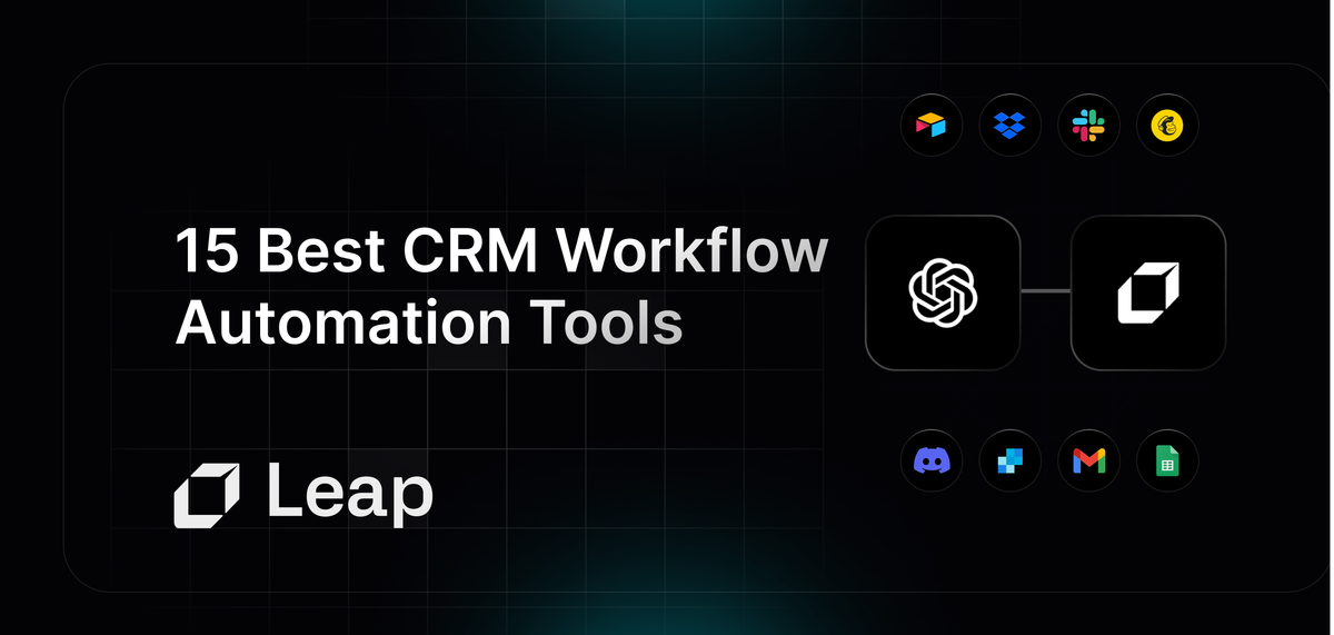 15 Best CRM Workflow Automation Tool