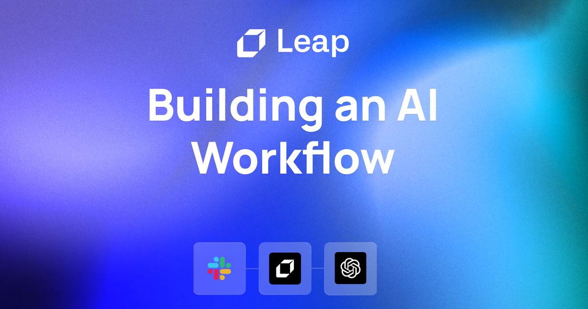 Complete Guide On Building An AI Workflow