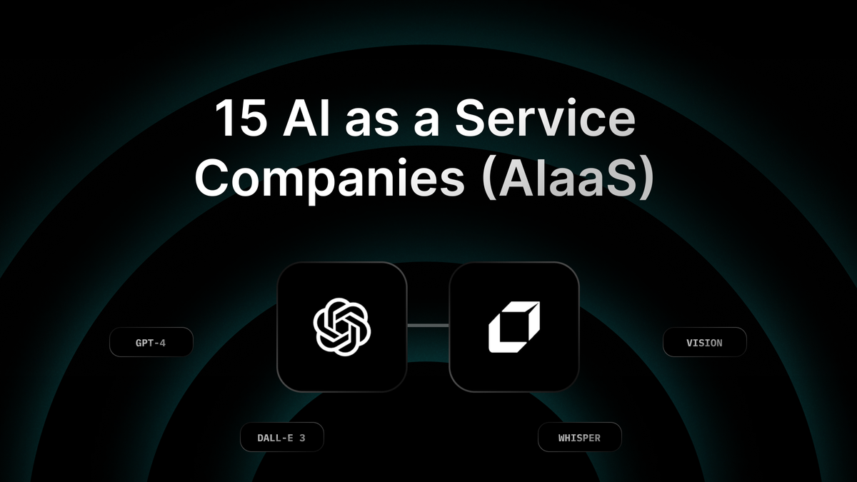Complete Guide on 15 Most Groundbreaking AI as a Service Companies