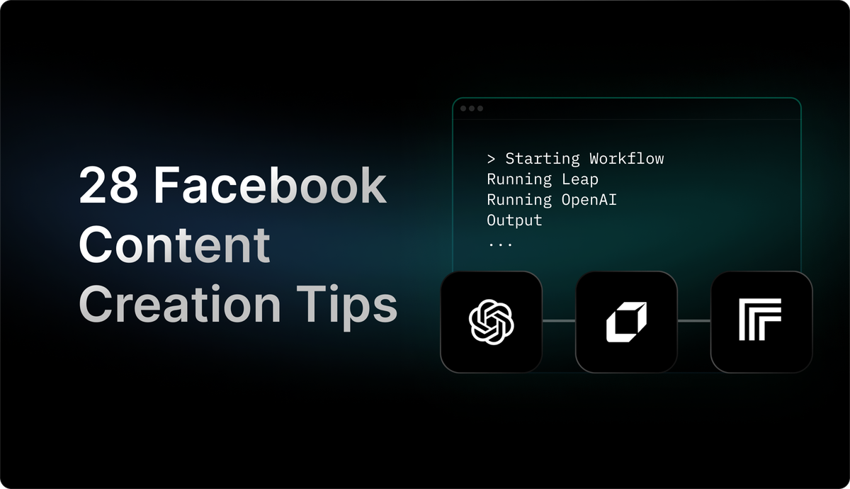 Complete Guide on 28 Facebook Content Creation 