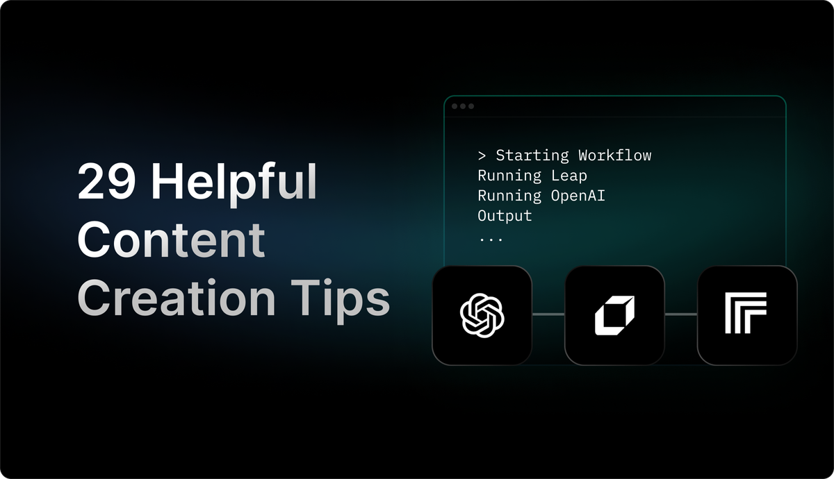 Simple Guide on 29 Most Helpful Content Creation Tips