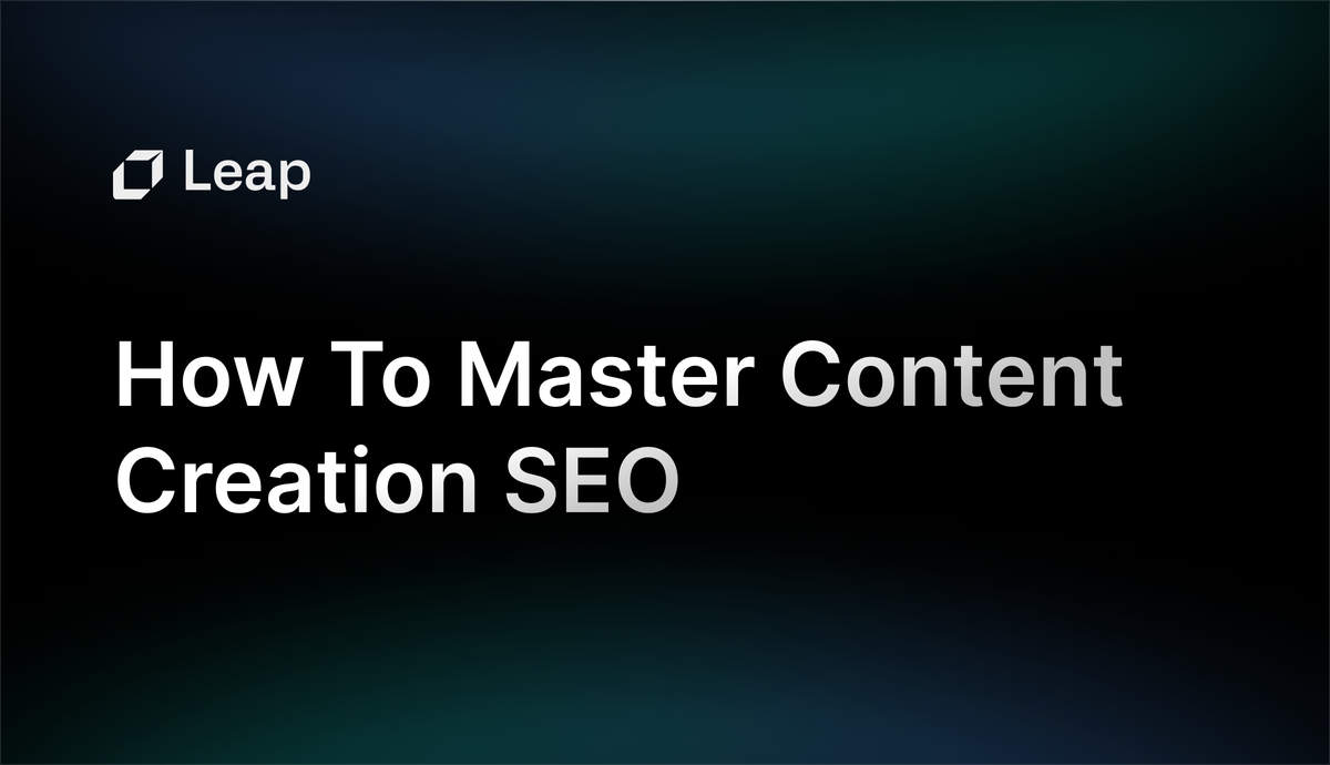 Complete Guide on How To Master Content Creation SEO 