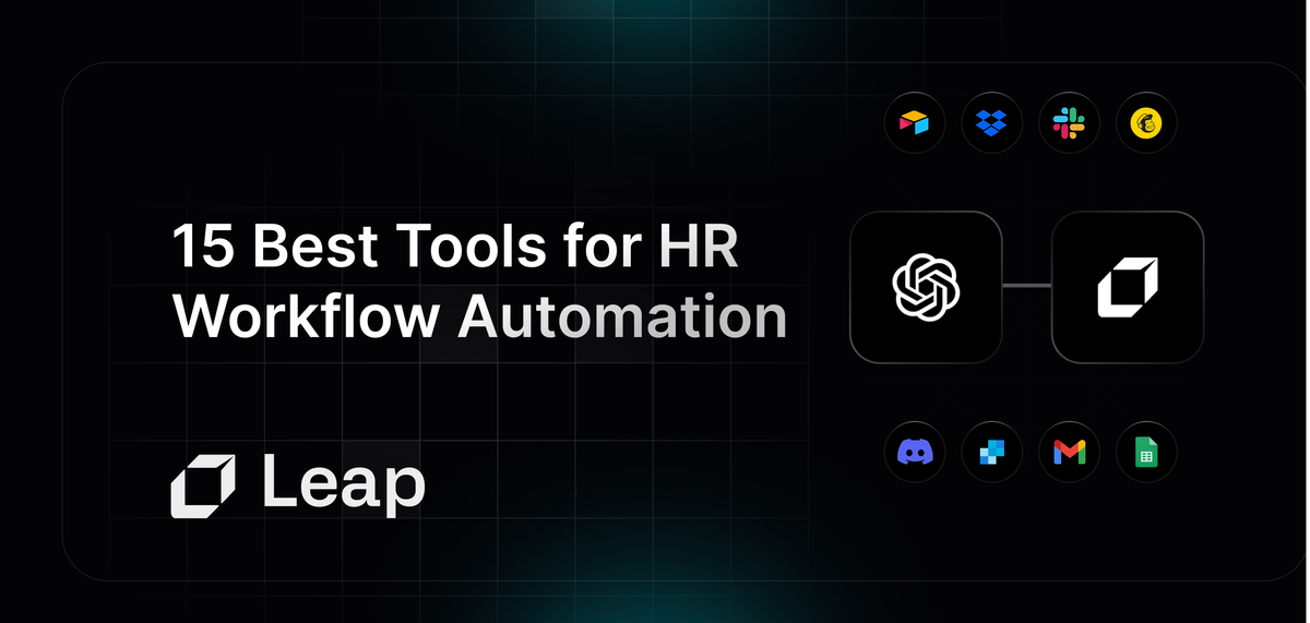 Complete Guide on 15 Best Tools for HR Workflow Automation