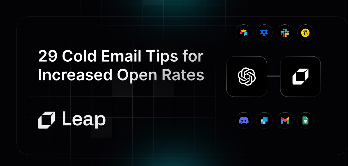29 Cold Email Tips for Increased Open Rates