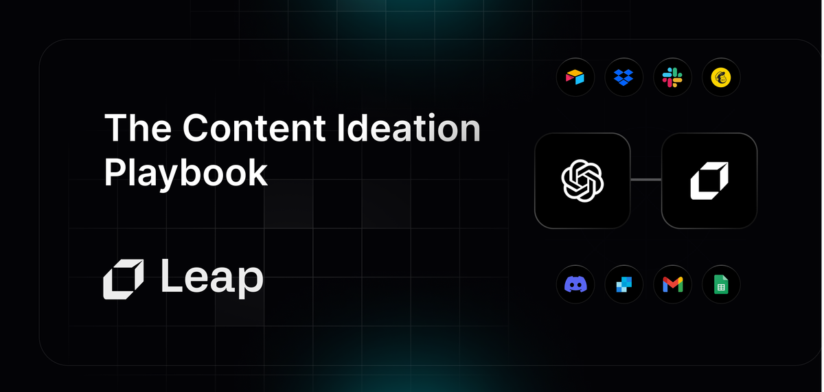 The Content Ideation Playbook 