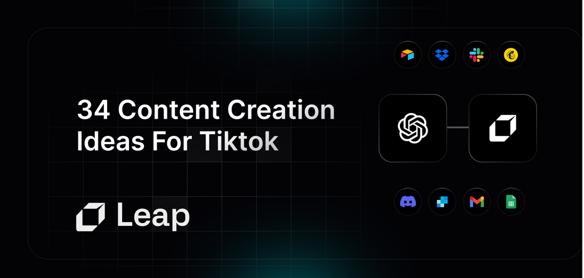 Guide on 34 Content Creation Ideas For Tiktok