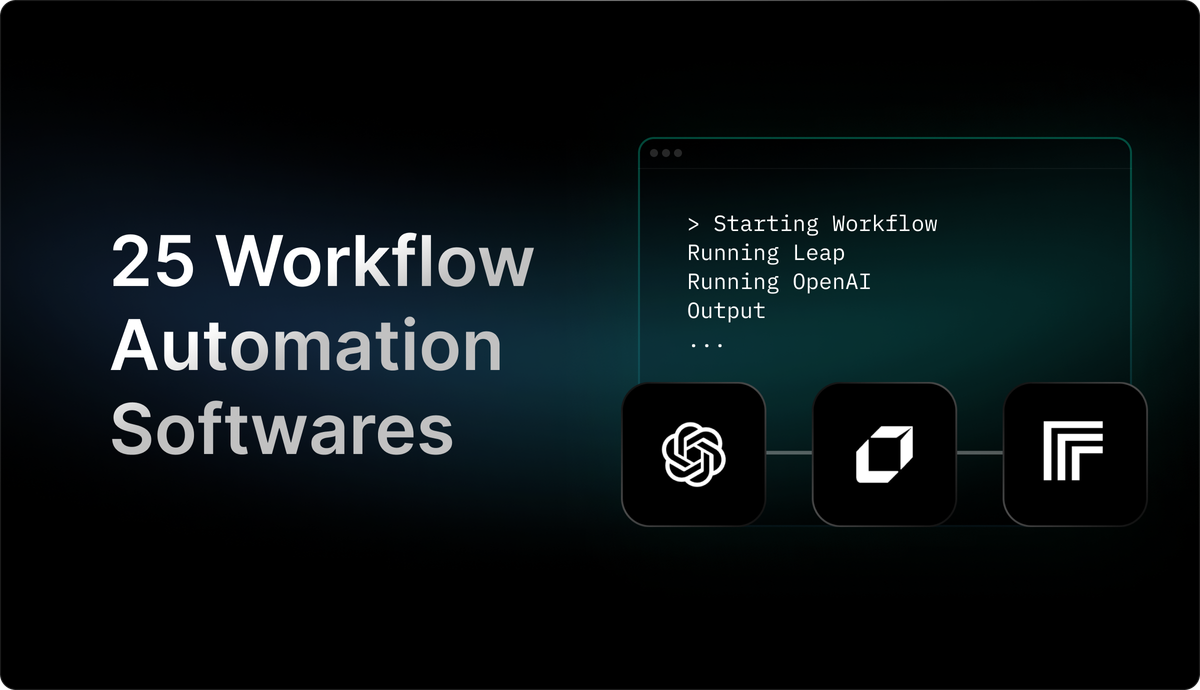 Guide on 25 Best Workflow Automation Software