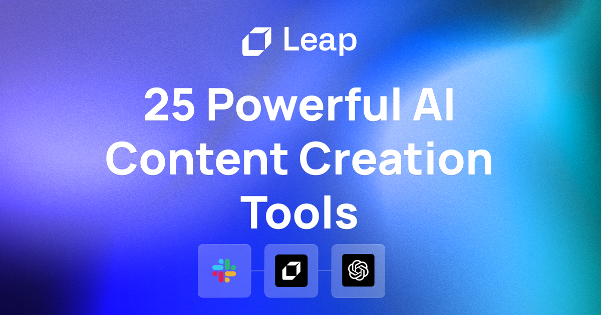 25 Powerful AI Content Creation Tools