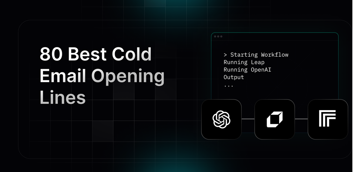 80 Best Cold Email Opening Lines