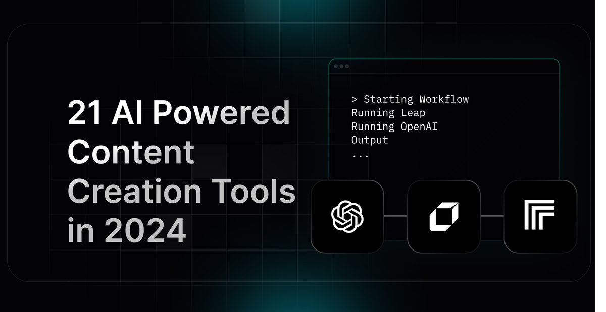 21 AI Powered Content Creation Tools in 2024