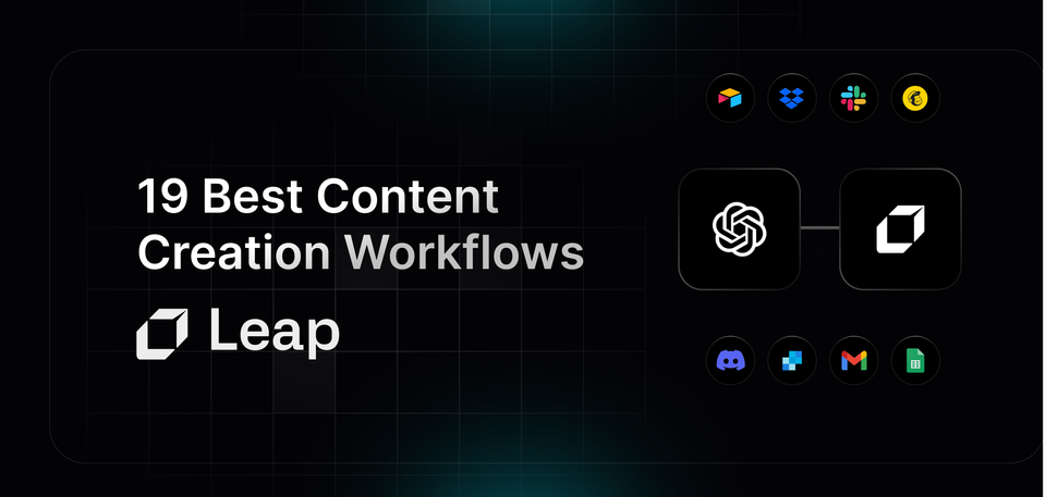 19 Best Content Creation Workflows & Free AI Workflows Tool