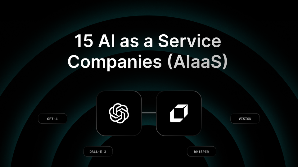 15 Most Groundbreaking AI as a Service Companies (AIaaS)