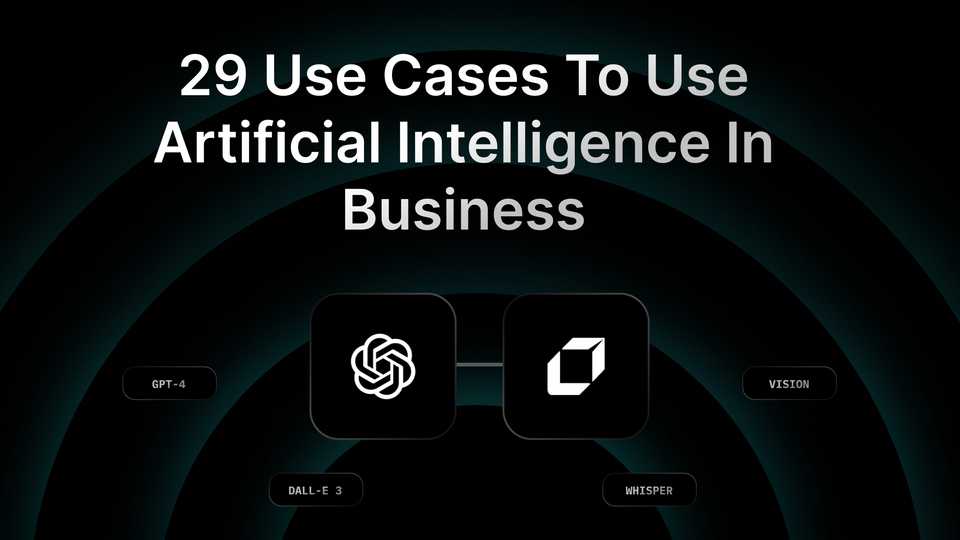 29 Use Cases To Use Artificial Intelligence In Business To Optimize Your Operations