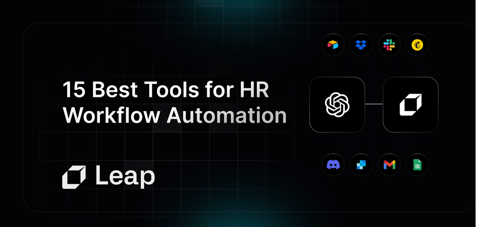 15 Best Tools for HR Workflow Automation In 2024