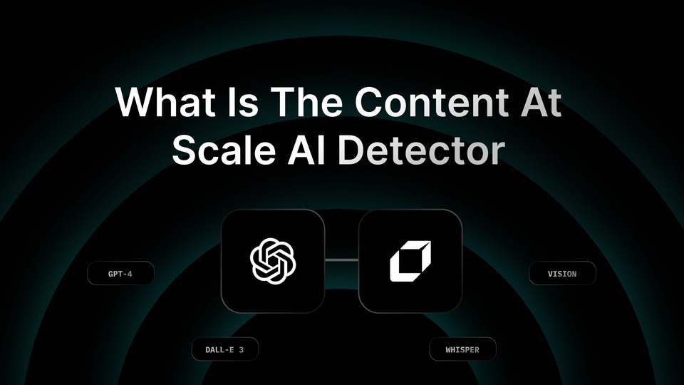 What Is The Content At Scale AI Detector & Best Alternative