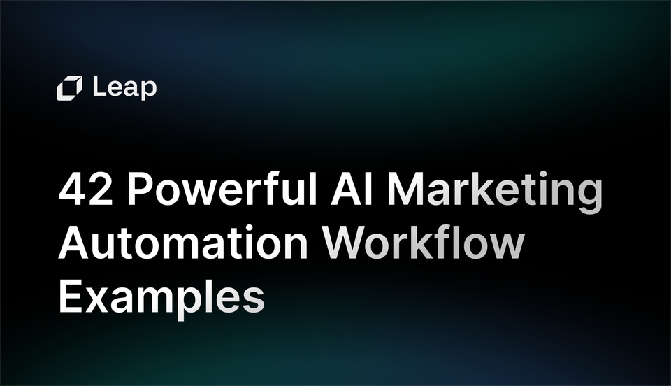 42 Most Powerful AI Marketing Automation Workflow Examples (+ Tips)