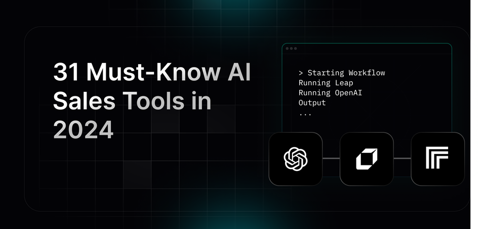 31 Must-Know AI Sales Tools to Improve Efficiency in 2024