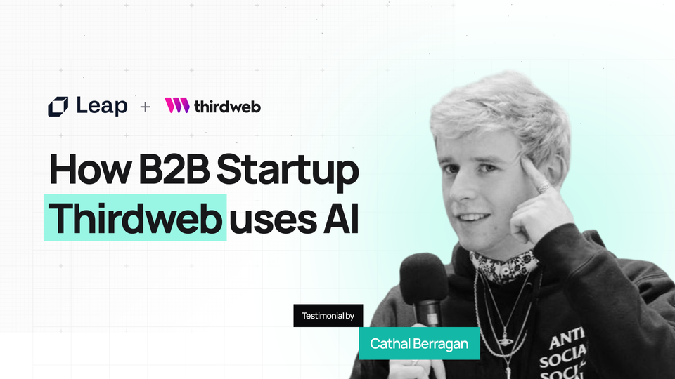 How B2B Startup Thirdweb uses AI to 10x Content Workflows